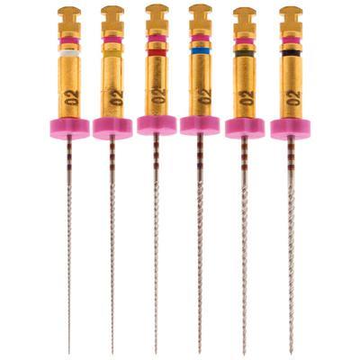 K3 Nickel-Titanium Endodontic Files – 25 mm Length, 6/Pkg