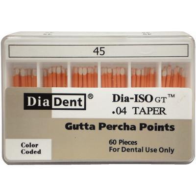 Dia-ISO GT™ Gutta Percha Points – 0.04 Taper, Slide Package 60/Box