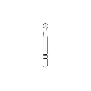 Two Striper® Diamond Burs – FG, Coarse, Green, Round End, 5/Pkg
