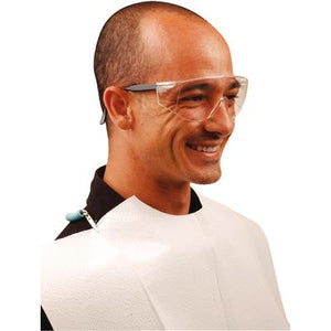 Polyback® Contour Poly Bib – White, 18