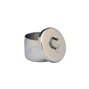 Ointment Jar, with Cover, Stainless Steel, 1/4qt