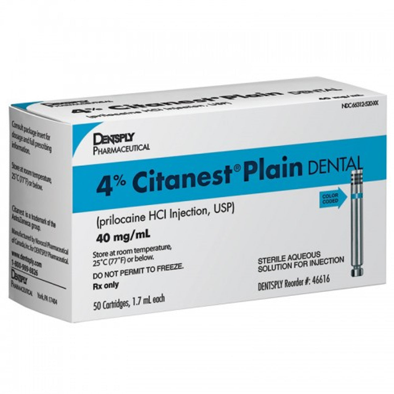 Citanest 4% Injectable Anesthetics, 50/Box