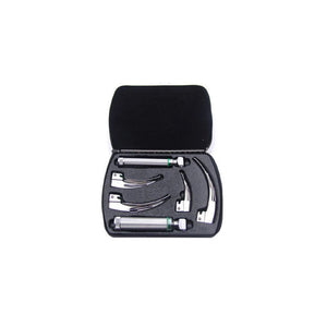 English MacIntosh Laryngoscope Set, HPX® Halogen, Fiber-Optic, 2.5V, Medium