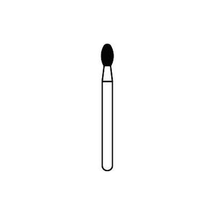 Solo Diamond™ Single-Use Diamond Burs – FG, Coarse, Green, Football Point End, 25/Pkg