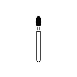 Solo Diamond™ Single-Use Diamond Burs – FG, Coarse, Green, Football Point End, 25/Pkg