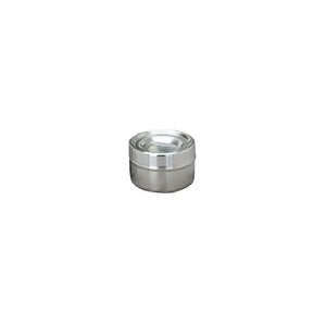 Dressing Jar, with Slip-Over Cover, Stainless Steel, H5-1/2