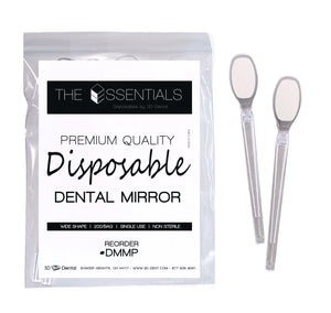 Double-Sided Disposable Mouth Mirrors - 200/Pk