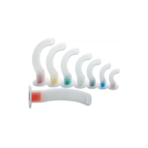 Guedel Airway Kit, PVC, Pink/Blue/Black/White/Green/Yellow/Red/Orange, Disposable