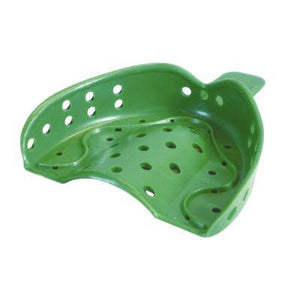 COE® Disposable Spacer Impression Trays – Perforated, Green, 12/Bag