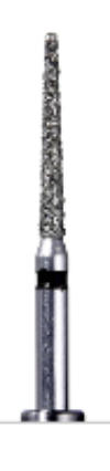 Diamond Bur, Round End Taper 10/pk