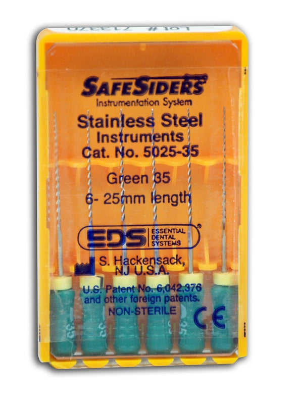 Safesiders® Endodontic Reamers – 6/Pkg