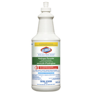 Clorox Healthcare® Hydrogen Peroxide Cleaner Disinfectant, Pull top Bottle, 946ml - 6/Case