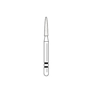 Two Striper® Diamond Burs – FG, Very Fine, Yellow, 5/Pkg