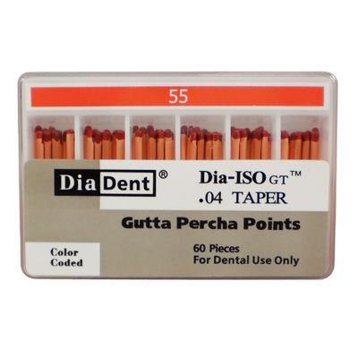 Dia-ISO GT™ Gutta Percha Points – 0.04 Taper, Slide Package 60/Box