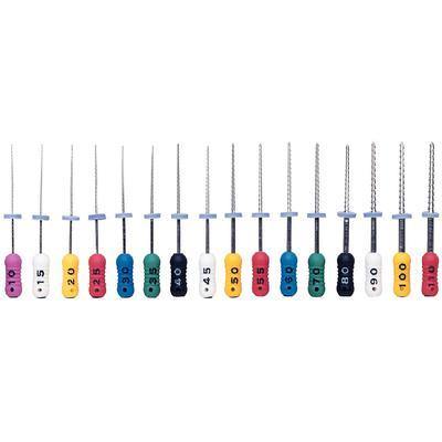 Hedstrom Endodontic Files – Stainless Steel, 6/Pkg