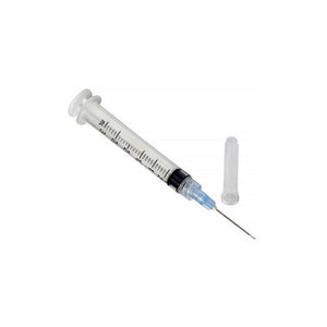 VanishPoint® Safety Syringe, 3mL, L1IN ODSEC 21GA Needle, Clear