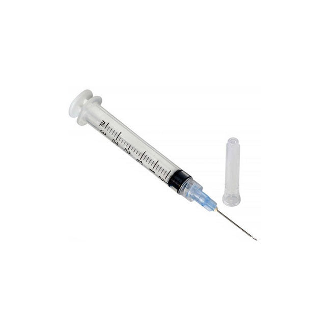 VanishPoint® Safety Syringe, 3mL, L1IN ODSEC 21GA Needle, Clear
