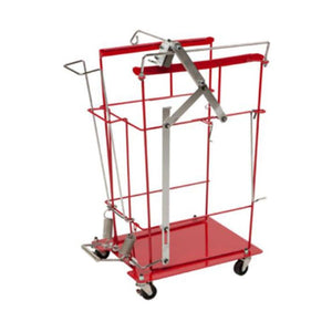 SharpSafety™ Foot Pedal Cart For Slide Lid Container, 12 and 18 Gallon