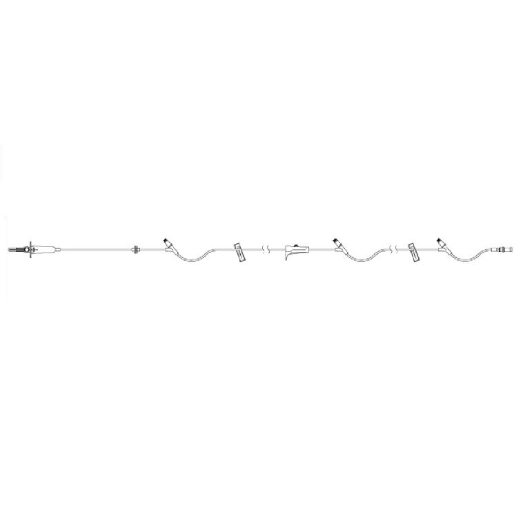 Primary Set, Macrobore, Clave™ Y-Sites, Backcheck Valve, 100