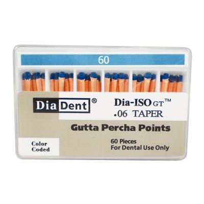 Dia-ISO GT™ Gutta Percha Points – 0.06 Taper, 60/Box