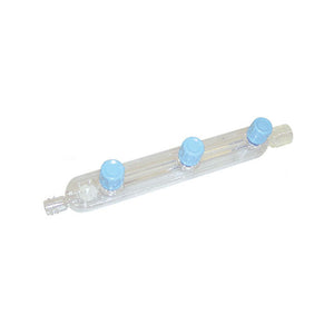 Intravenous Manifold, 3 Port with 3 One-Way Valves, 1.5mL Priming Volume, L6
