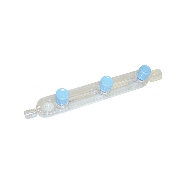 Intravenous Manifold, 3 Port with 3 One-Way Valves, 1.5mL Priming Volume, L6