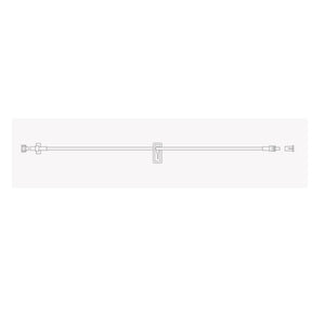 Extension Set Microbore Amber Slide Clamp(s) Fixed Male Luer Lock