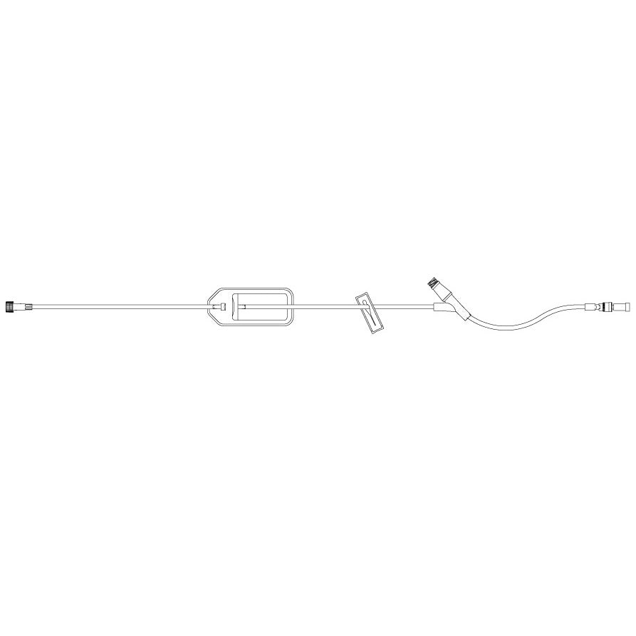 Extension Set, Macrobore, Clave™ Y-Site, 0.2 Micron Filter, 17