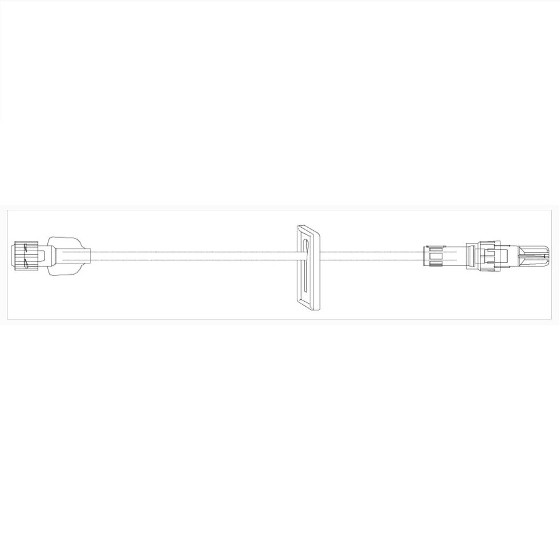 Smallbore Extension Set, 74 Inch