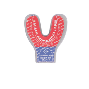 Bausch Arti-Check® Articulating Paper – Plastic Horseshoe Dispenser, 150 Sheets