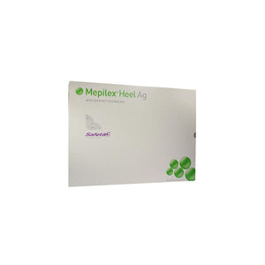 Mepilex® Heel Ag Foam Dressing, W15cm x L22cm