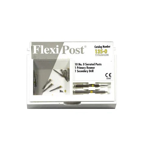 Flexi-Post® Prefabricated Split Shank Post, Titanium Refills