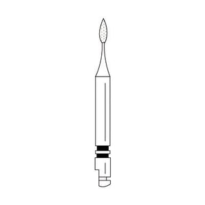 Two Striper® Endo Diamond Burs – RA, Coarse, Green, 1/Pkg