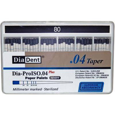 Dia-ProISO GT Paper Points – 0.04 Taper, Spillproof Packaging, 100/Pkg