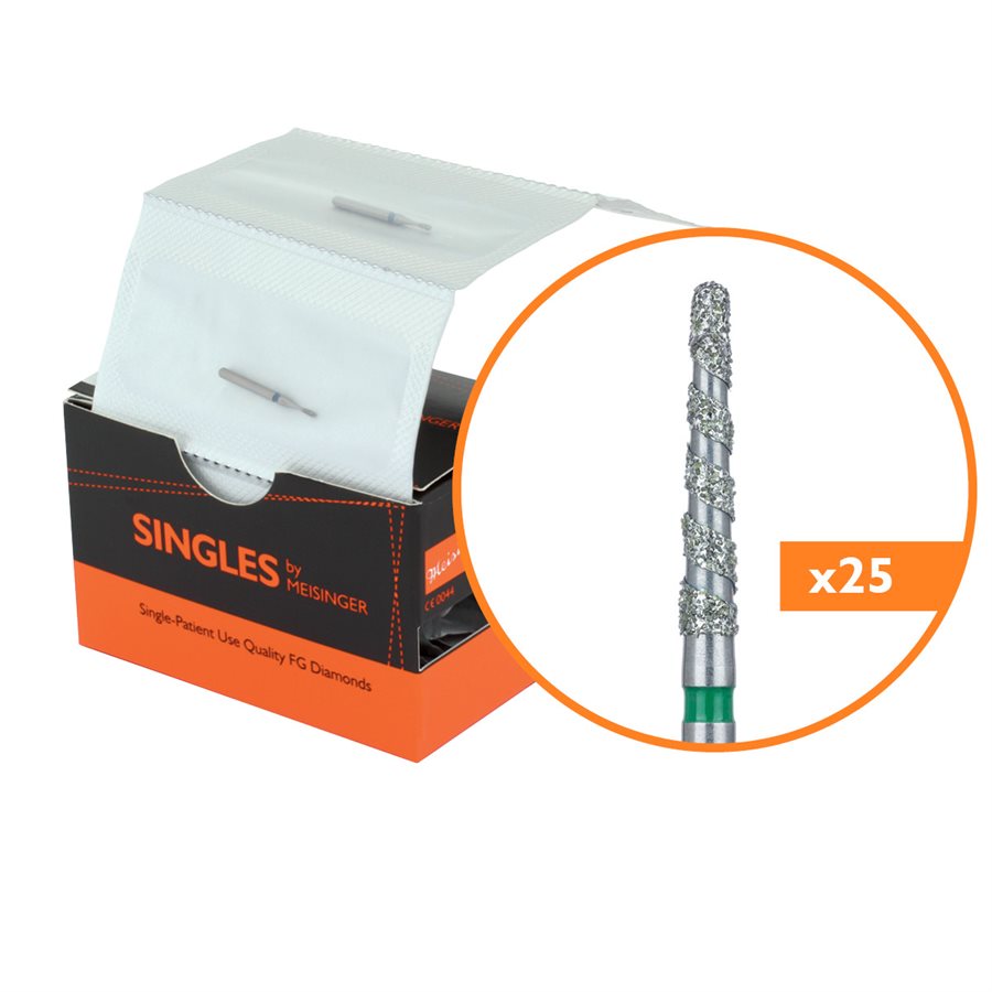 Singles Disposable Diamonds – FGSS, Cylinder, 25/Pkg