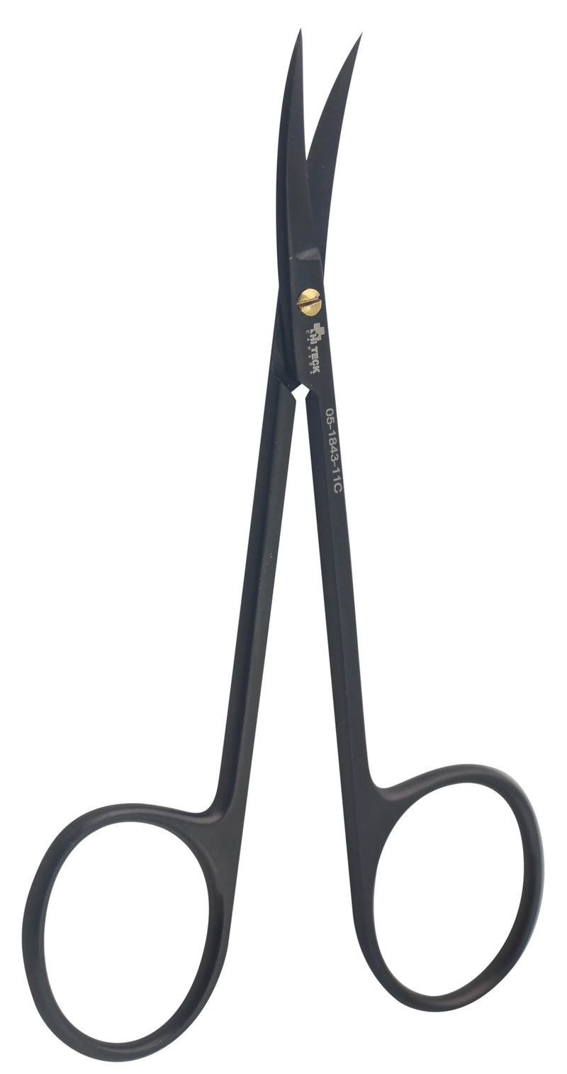 Iris Siyah Scissor, Curved, 11.5CM