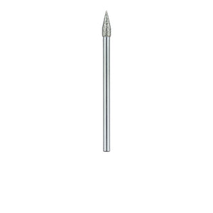 Sintered Diamond Burs – Flame, Medium Grit, 3.1 mm Diameter
