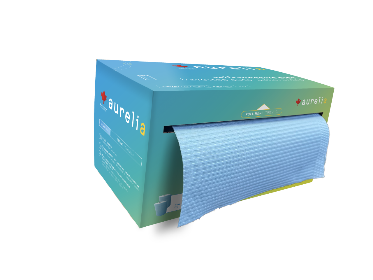 Aurelia Bibs, Self Adhesive Bibs 125/Roll