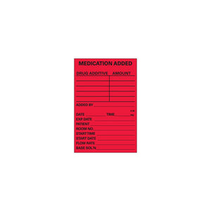 Medication Added Label