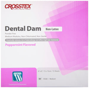 Dental Dam – Medium, Latex Free, 6