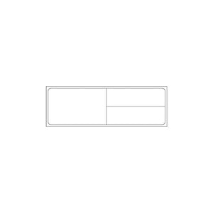 Meditech IR Direct Thermal Printer Label, White