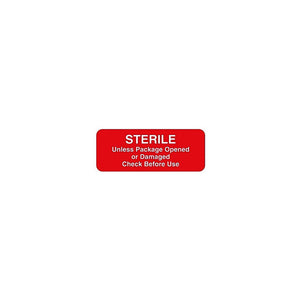 Event Related Sterility Label, Red