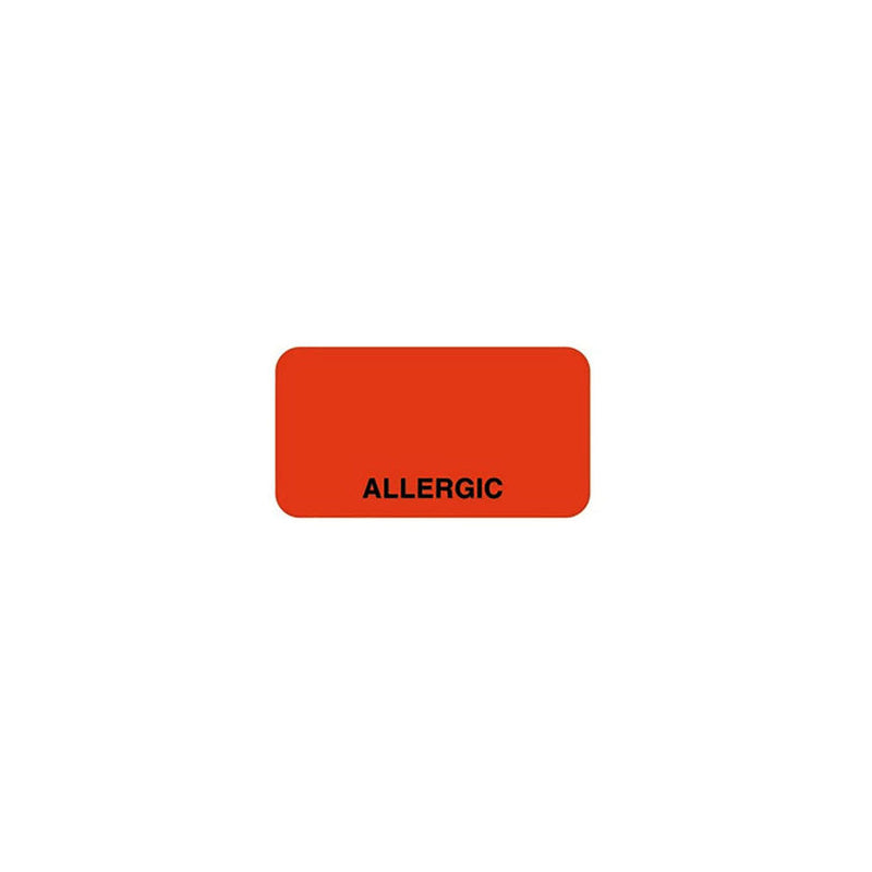Allergy Alert Label