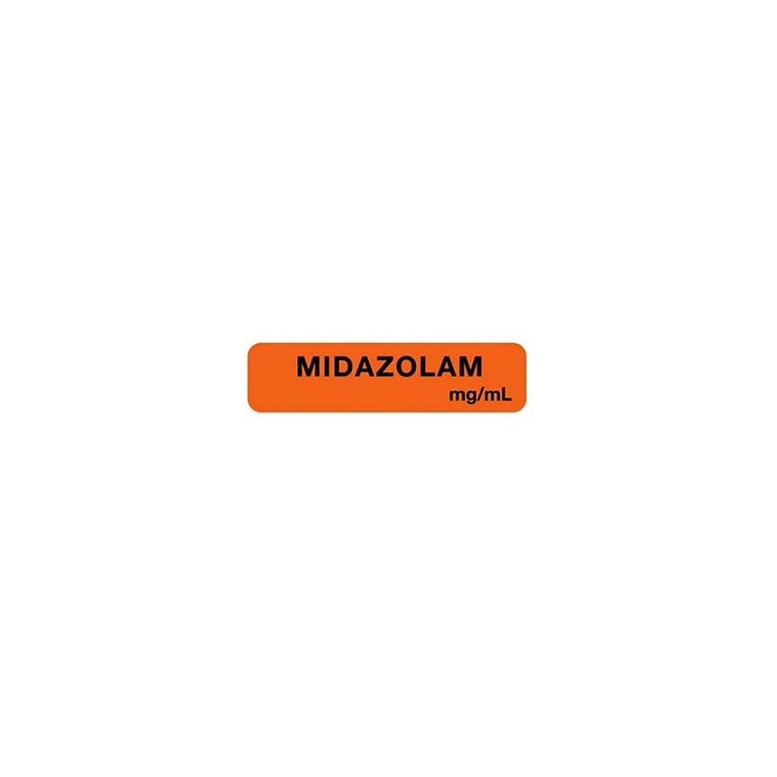 Anesthesia Label, W1-1/4