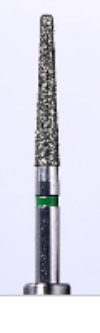 Diamond Bur, Flat End Taper 10/pk