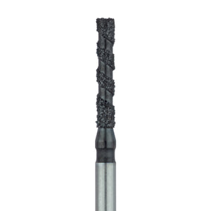 Black Cobra Diamonds – Straight End Cylinder, FG, Size B837-014, 1.4 mm Diameter, 5/Pkg