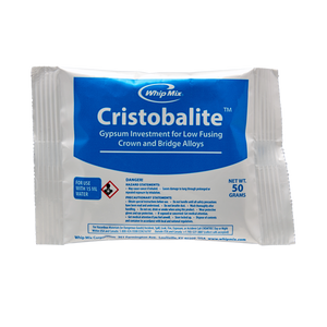 Cristobalite, 144/ 50 g Preweighed Packets