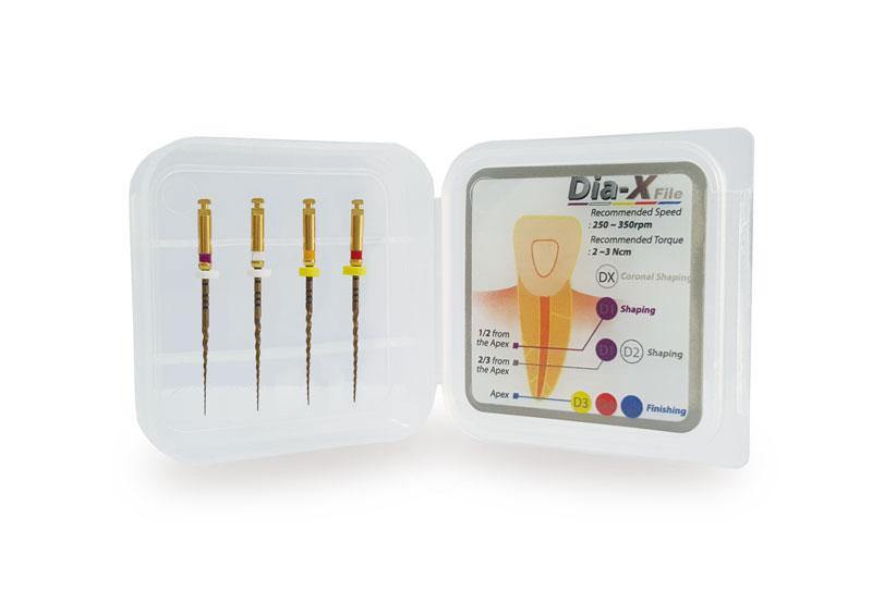 Dia-X Rotary Files 4 files/box (19 & 21 MM)