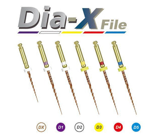 Dia-X Rotary Files 4 files/box (19 & 21 MM)