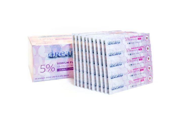 Dream Fluoride Varnish 40/ml – (50/Box)